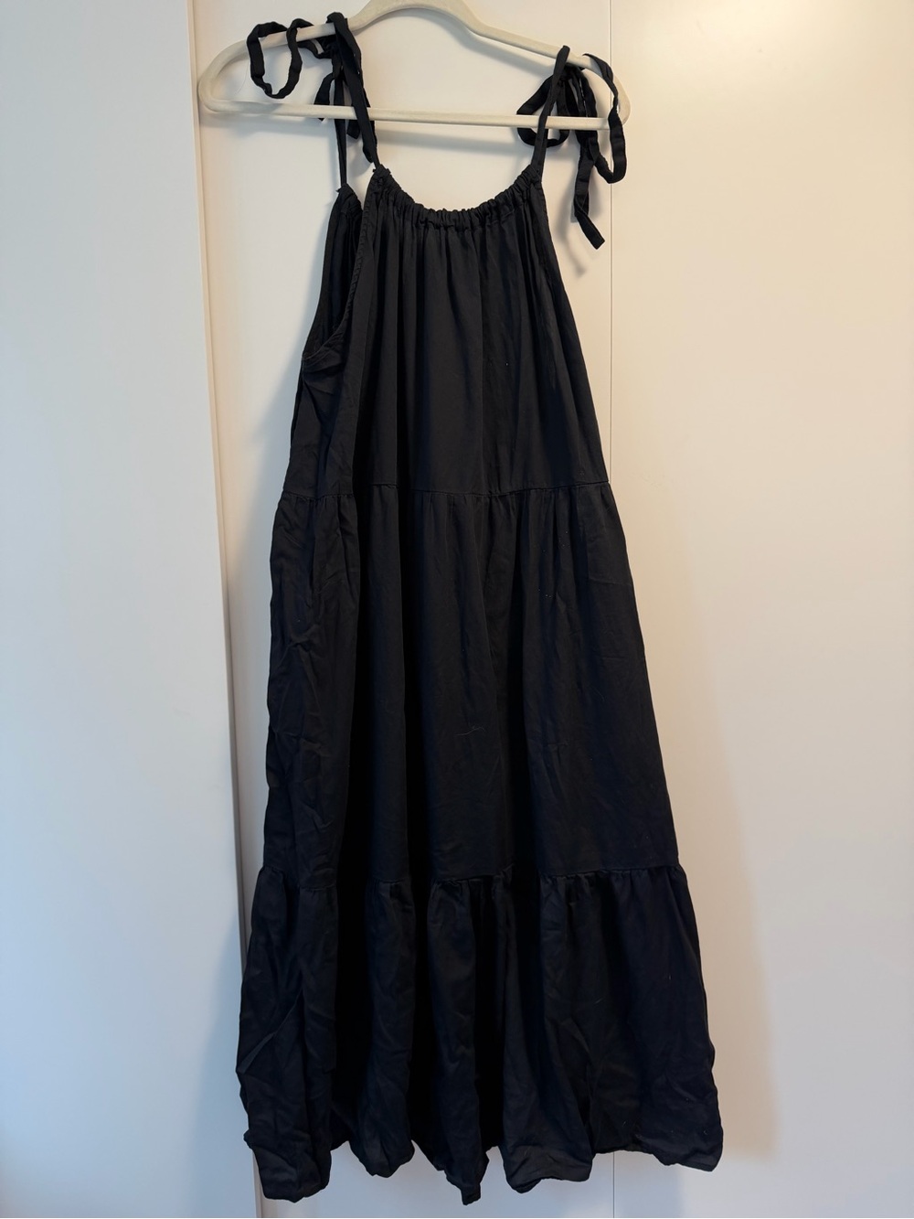GAP Black Smocked Dress